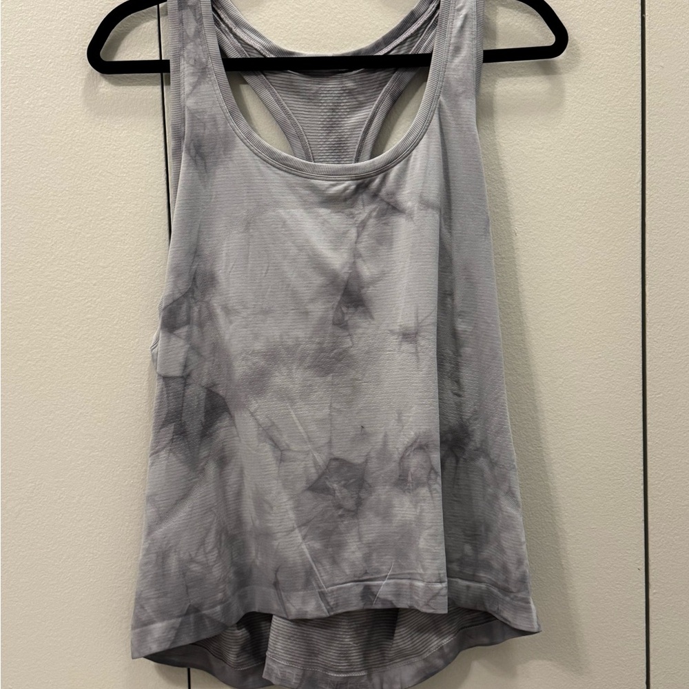 Lululemon Gray Tie-Dye Women's Tank